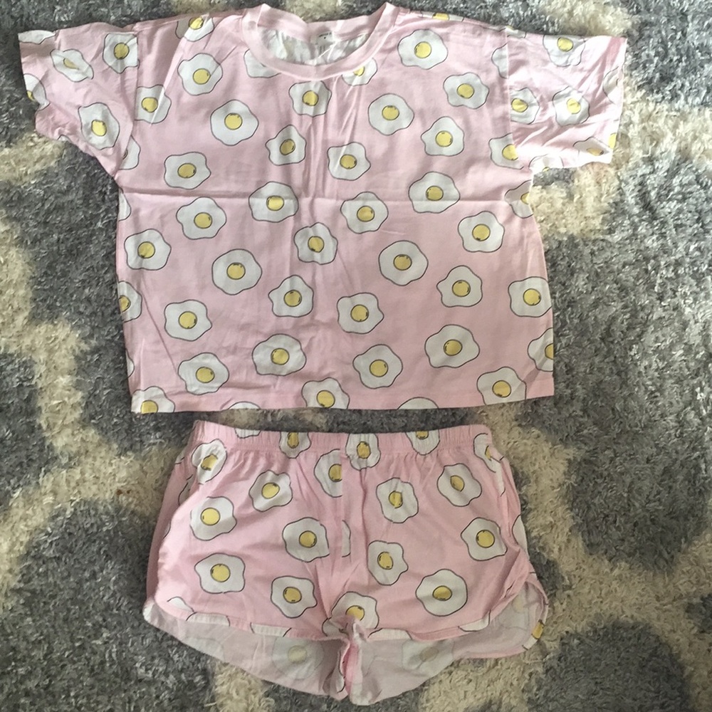 Forever 21 egg pajamas